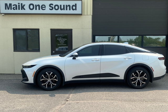 Toyota 2025 Crown with professional window tint in North Bay